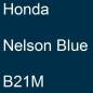 Preview: Honda, Nelson Blue, B21M.